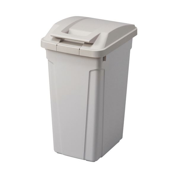 (まとめ) アスベル ハンドル付 分別ペール 45Lライトグレー 1台 【×5セット】