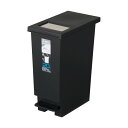 (まとめ) 新輝合成 ユニードプッシュ&ペダル 20L ブラック DS-988-980-7 1個 【×3セット】【日時指定不可】(3)