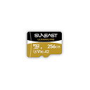 旭東エレクトロニクス SUNEAST ULTIMATE PRO microSDXC UHS-I カード 256GB V30 ゴールドSE-MSDU1256B185 1枚【日時指定不可】(2)