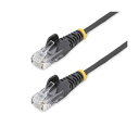(まとめ) StarTech.com カテゴリ6 LANケーブル 極細タイプ ツメ折れ防止 3m ブラック N6PAT300CMBKS1本 【×3セット】【日時...