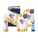 花王 アタックZEROギフト アタックZERO詰替用(770g)×2、アタックZERO(580g)・キュキュットクリア除菌(240ml)×各1 B1120524【日時指定不可】(3)
