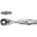 WERA ヴェラ 1/4SQアダプター付き ラチェットハンドル 073230 工具 ツール DIY 作業工具 道具【日時指定不可】