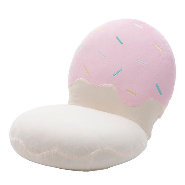 アイスクリーム座椅子イチゴ(ピンク)【代引不可】