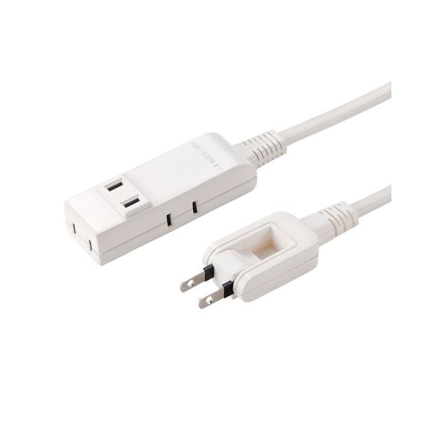 【5個セット】 サンワサプライ マイクロタップ 4個口 1m ホワイト TAP-M81WX5