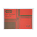 TANOSEE ソフトカードケース B5透明 再生オレフィン製 1セット(100枚)