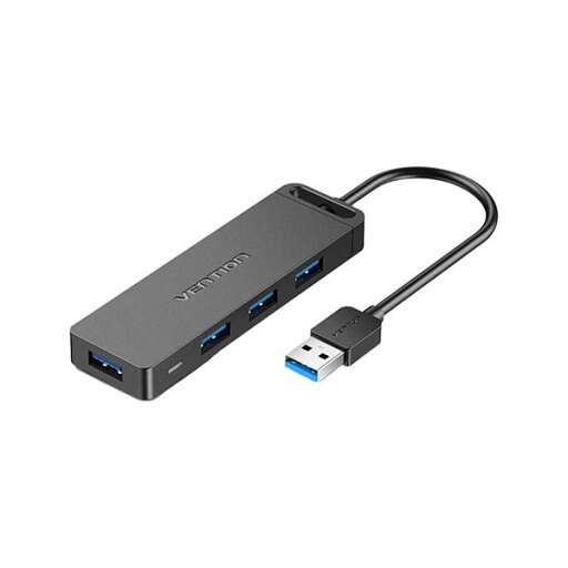 【3セット】 VENTION 4-Port USB 3.0 ハブ セルフパワー / バスパワー対応 0.5m ブラック CH-8290X3【日時指定不可】 【3セット】 VENTION 4-Port USB 3.0 ハブ セルフパワー / バスパワー対応 0.5m ブラック CH-8290X3【日時指定不可】