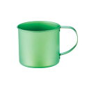 よこやま 燕熟の技 チタンマグカップ320ml(発色仕上げ) 軽くて丈夫なチタン製マグカップ グリーン TM-400G【日時指定不可】