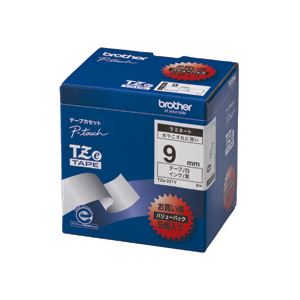 ブラザー BROTHER ピータッチ TZeテープ ラミネートテープ 9mm 白/黒文字 業務用パック TZE-221V 1パック(5個) ブラザー BROTHER ピータッチ TZeテープ ラミネートテープ 9mm 白/黒文字 業務用パック TZE-221V 1パック(5個)