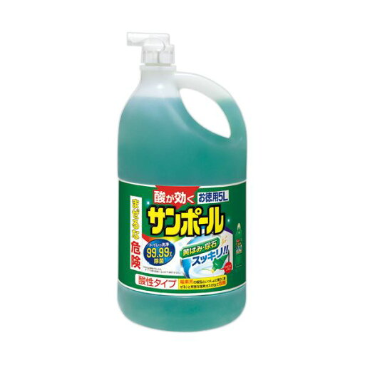 (まとめ) 大日本除蟲菊 KINCHO サンポール業務用 5L 1本 【×5セット】 (まとめ) 大日本除蟲菊 KINCHO サンポール業務用 5L 1本 【×5セット】