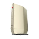 BUFFALO バッファロー 無線ルーター AirStation Wi-Fi 6 対応ルーター プレミアムモデル シャンパンゴールド WSR-6000AX8P-CG