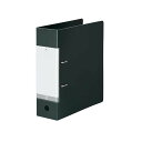(まとめ) D型リングファイル A4S G2290-24 黒 【×5セット】【日時指定不可】