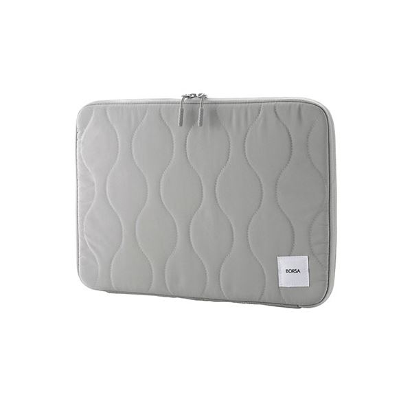 エレコム キルティングインナーケース オニオンステッチ 落ち着いたカジュアルデザイン グレー BM-IBQTO14GY