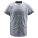 デサント（DESCENTE） フルオープンシャツ （野球） DB1010 シルバー L