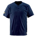 デサント(DESCENTE) ベースボールシャツ(2ボタン) (野球) DB201 Dネイビー XO(4)