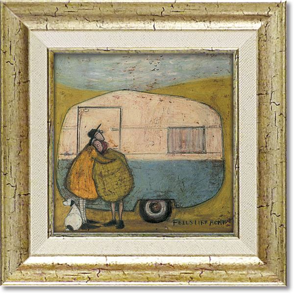 ユーパワー サム・トフト Gel加工 アートフレーム 「我が家のように2」【日時指定不可】