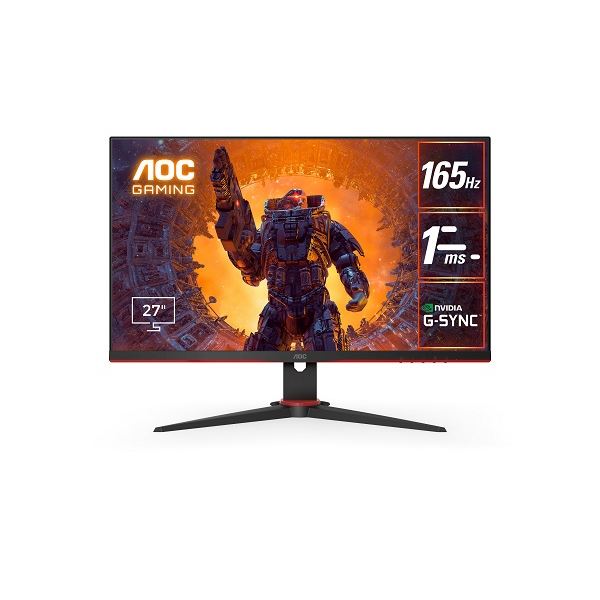 ■商品内容AOC 27型ワイド165Hz対応ゲーミング液晶ディスプレイ(27型/1920×1080/D-SUB、HDMI、DP/ブラック/スピーカーなし) 27G2SPE/11■商品スペックサイズ 27型本体カラー ブラックパネル方式 IP...