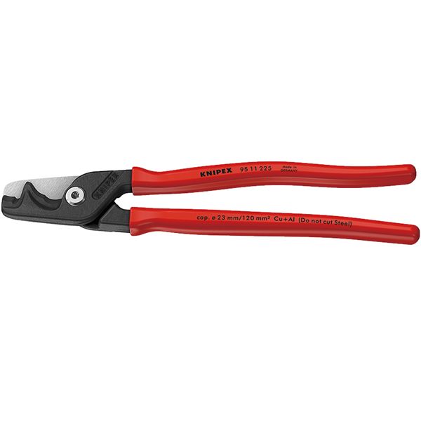 KNIPEX クニペックス ケーブルカッター ステップカットXL プラスチックコーティング 全長225mm サイズW..