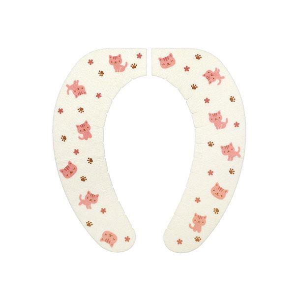 （まとめ） サンコーおくだけ吸着 消臭ベンザシート ネコ KC-62 1組 【×2セット】