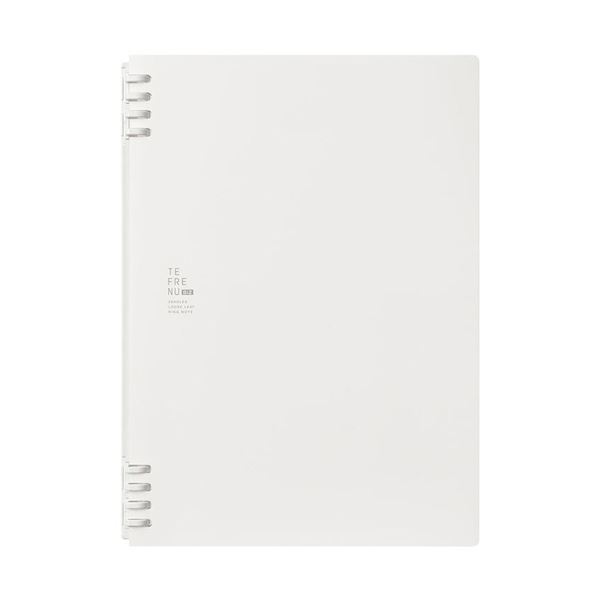 （まとめ） キングジムリングノート テフレーヌ ビズ B5タテ 白 9855TEB-W 1冊 【×5セット】【日時指定不可】