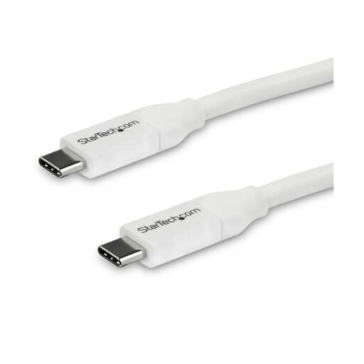StarTech.com USB2.0 Type-Cケーブル 給電充電対応 Type C(オス)-Type C(オス) 4m ホワイトUSB2C5C4MW 1本【日時指定不可】 StarTech.com USB2.0 Type-Cケーブル 給電充電対応 Type C(オス)-Type C(オス) 4m ホワイトUSB2C5C4MW 1本【日時指定不可】