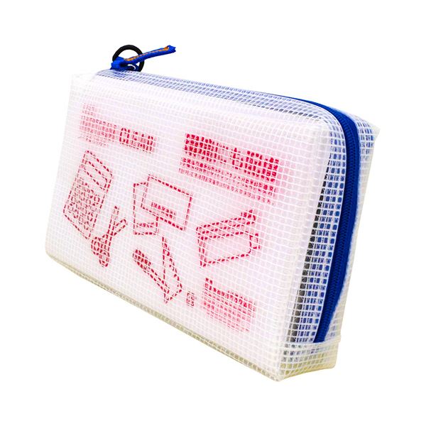 （まとめ） サクラクレパスノータム クリアー 通帳サイズ マチ付 ブルー UNCM-B#36 1個 【×10セット】【日時指定不可】