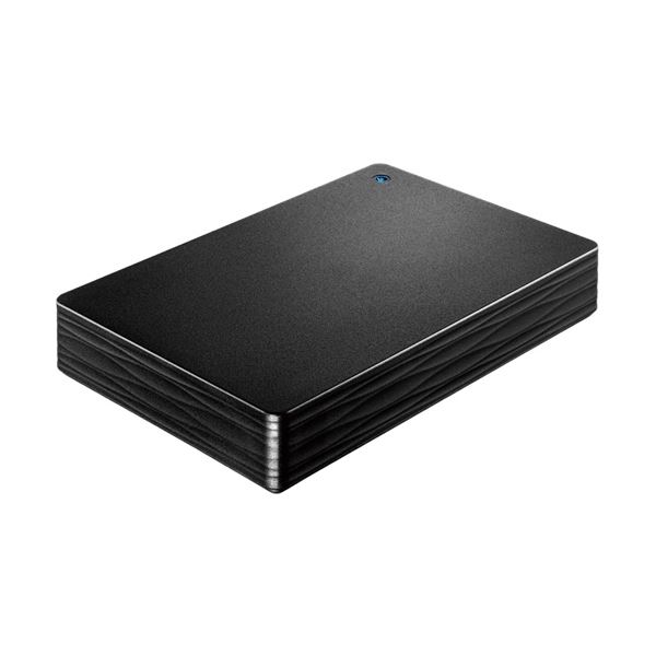 (まとめ)アイオーデータ USB 3.1Gen1/2.0対応 ポータブルハードディスク「カクうすLite」 5TB ブラック HDPH-UT5DKR 1台【×3セット】