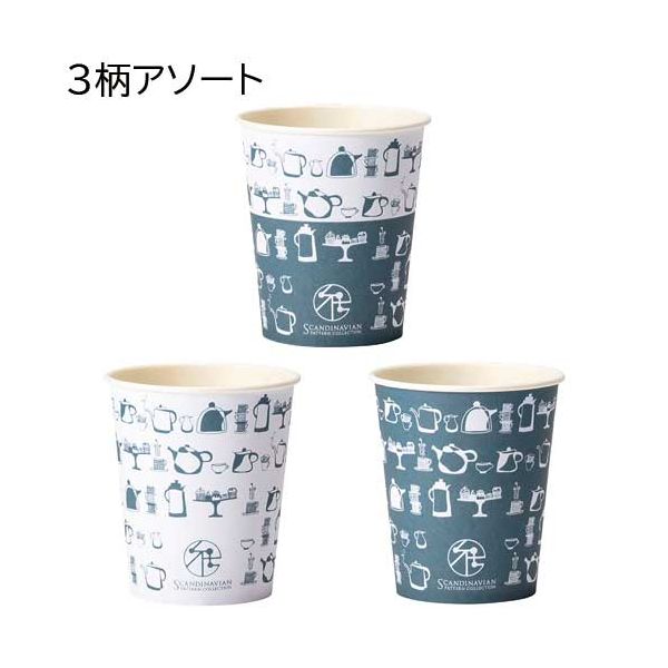 FMX ティータイムカップ 150mL 100個×30P (柄アソート)