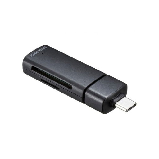 サンワサプライ USB 5Gbps Type-C カードリーダー ADR-5TCMSD1BK サンワサプライ USB 5Gbps Type-C カードリーダー ADR-5TCMSD1BK
