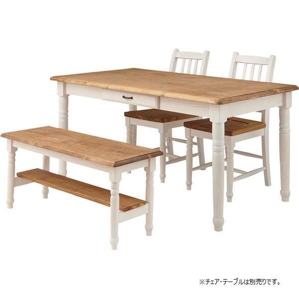 ベンチ ダイニングベンチ 幅100cm 木製 完成品 Midi ミディ リビング ダイニング インテリア家具 店舗 備品 什器 [2]