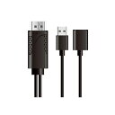 HIDISC HDMI 変換ケーブル 1m ML-HDM1MA07BK【日時指定不可】(2)
