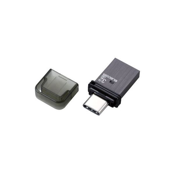 エレコム キャップ式USB Type-C(TM)メモリ ブラック MF-CAU32032GBK