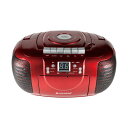 太知ホールディングス ANABAS CDラジオカセットレコーダー レッド CD-CB5R 1台【日時指定不可】