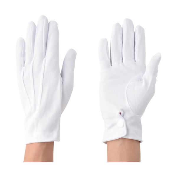 〔まとめ〕 勝星産業 ナイロンWホック付 L 211-L 1双 〔×2セット〕 使い捨て手袋 使いきり手袋