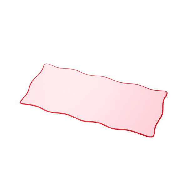 エレコム ウェーブ×バイカラーデスクマット UKIU ピンク MP-UKDM01PN【日時指定不可】