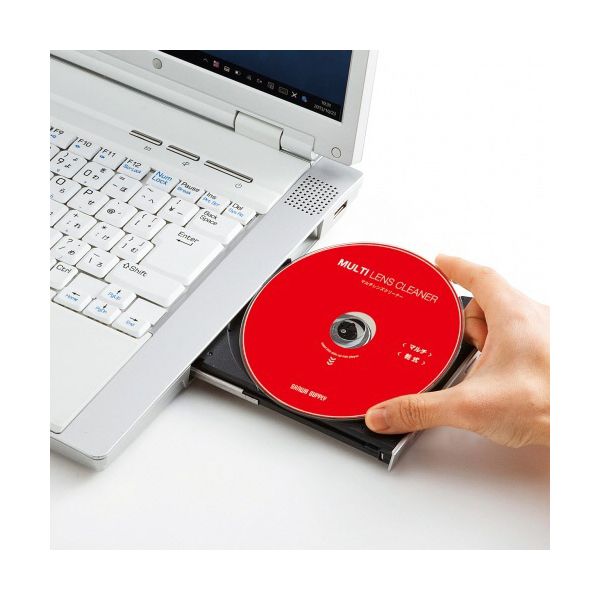(まとめ) サンワサプライ マルチレンズクリーナー 乾式 CD-MDDN 1個 【×2セット】【日時指定不可】