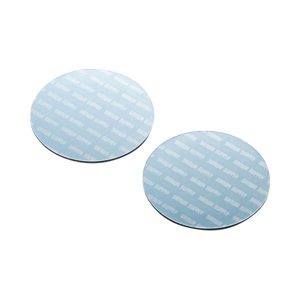 （まとめ） サンワサプライノートパソコン冷却パット 丸型 ブルー TK-CLNP2BL 1パック（2枚） 【×3セット】