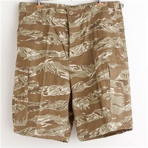 アメリカ軍 BDU カーゴ ショートパンツ Sサイズ リップストップ デザートタイガー レプリカ 米軍 ミリタリーパンツ 迷彩服 アメリカ軍 BDU カーゴ ショートパンツ Sサイズ リップストップ デザートタイガー レプリカ 米軍 ミリタリーパンツ 迷彩服