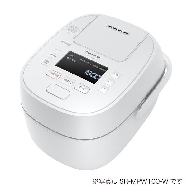 【訳あり・在庫処分】パナソニック（家電） 可変圧力IHジャー炊飯器 1.8L （ホワイト） SR-MPW180-W