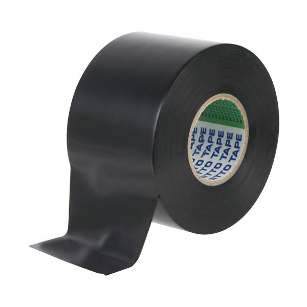 （まとめ） ニトムズビニルテープ No.21 幅広 50mm×20m 黒 J3427 1巻 【×10セット】