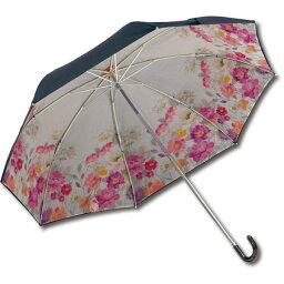 ユーパワー アーチストブルーム 折りたたみ傘/晴雨兼用 シルビア・ヴァシレヴァ「クイーンアンズレースガーデン」