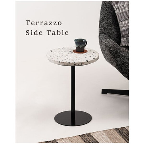 サイドテーブル 約W35×D35×H46cm ブラック 組立式