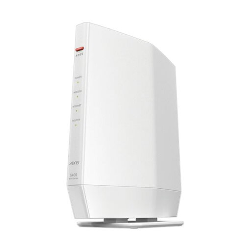 バッファローAirStation 無線LAN親機 11ax/ac/n/a/g/b 4803+573Mbps WSR-5400AX6P-WH1台 バッファローAirStation 無線LAN親機 11ax/ac/n/a/g/b 4803+573Mbps WSR-5400AX6P-WH1台