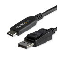 StarTech.com USB TypeC-DisplayPort 1.4変換ケーブル 1.8m ブラック CDP2DP146B1本【日時指定不可】(2)