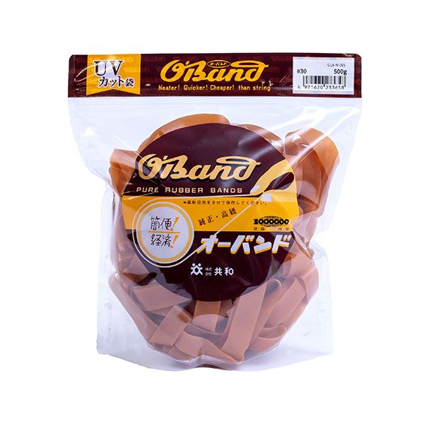 共和 オーバンド#30 内径76mm 500g入 透明袋 GLA-N-005 1袋【日時指定不可】