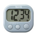 (まとめ) タニタ抗菌でか見えタイマー ブルーグレー TD-429-BL 1個 【×5セット】