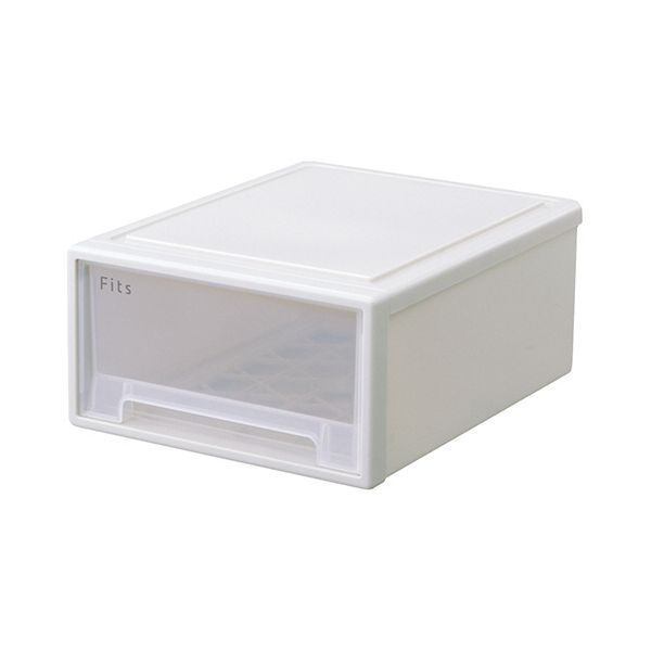 天馬 Fitsフィッツケース 41-31 ホワイトクリア 1個