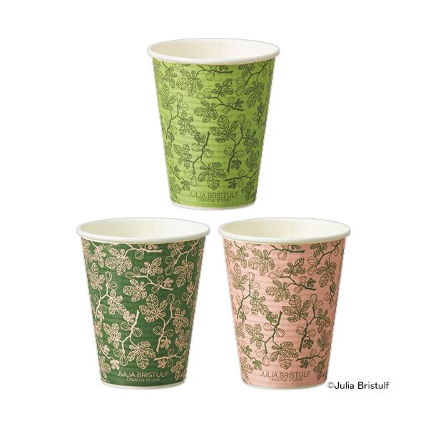 （まとめ） TANOSEEエンボスカップ FIG 260mL（9オンス） 1パック（40個） 【×10セット】