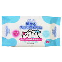 (まとめ)流せるウェットティッシュ 80枚【×5セット】 (犬猫用品/お手入れ用品)