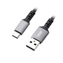 【3本セット】 サンワサプライ USB 2.0 Type-Cケーブル C-A ストレート 2m KU-CA20TKX3【日時指定不可】(2)