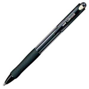 (まとめ)三菱鉛筆 ボールペン VERY楽ノック SN10014.24黒【×30セット】